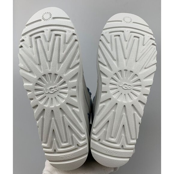 NIB UGG Highland Hi Cali Collage Shoes In White Size 8.5 - Picture 8 of 12